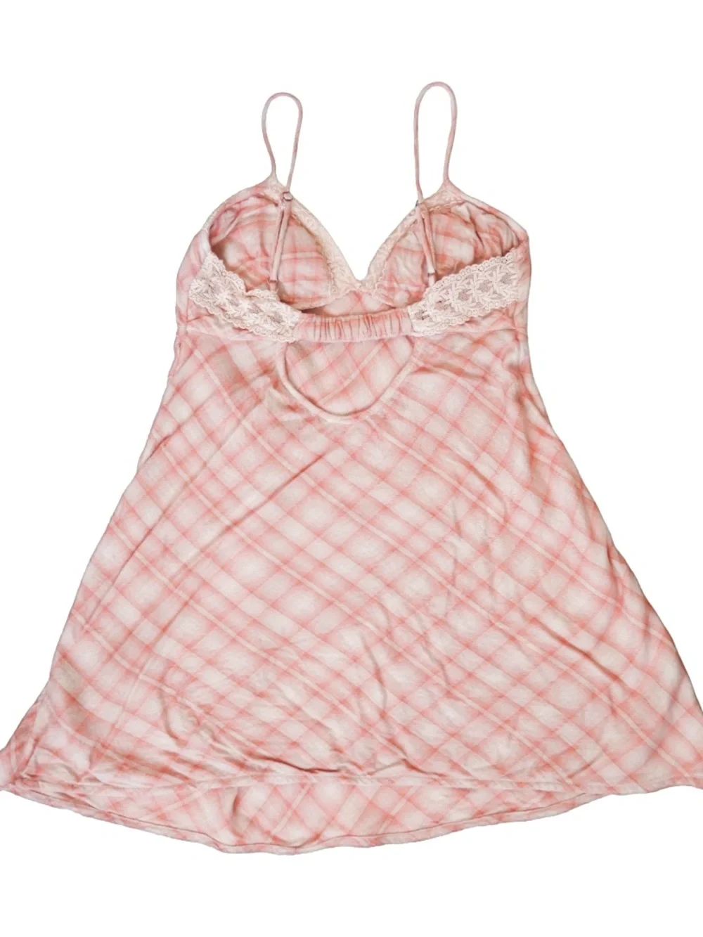 Free People Gracie Plaid Slip Dress